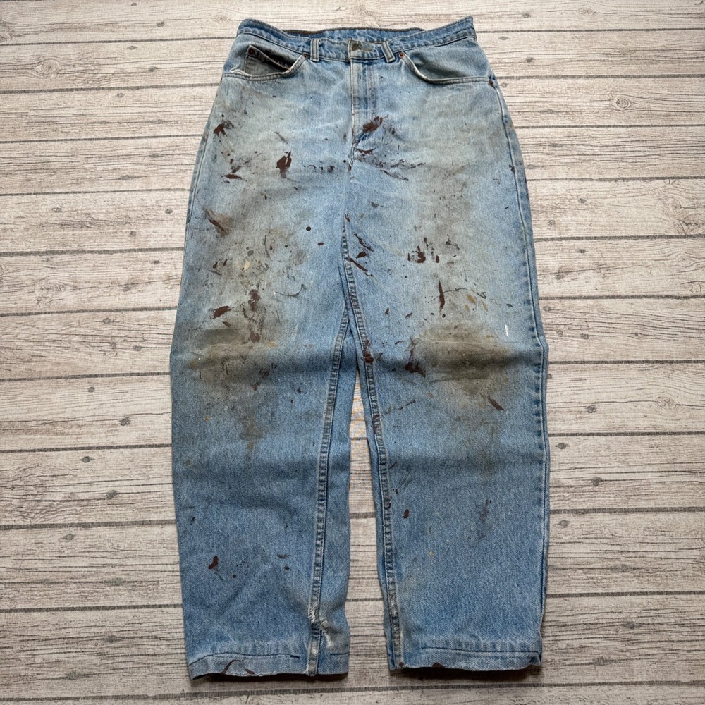 Vintage Levi's Jeans Men's 32x30 Blue Relaxed Orange Tab Relaxed Thrashed Canada